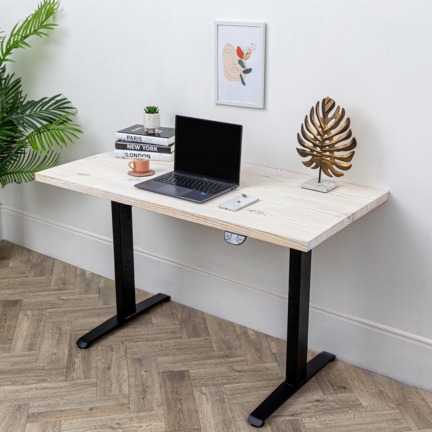 White on sale lift desk