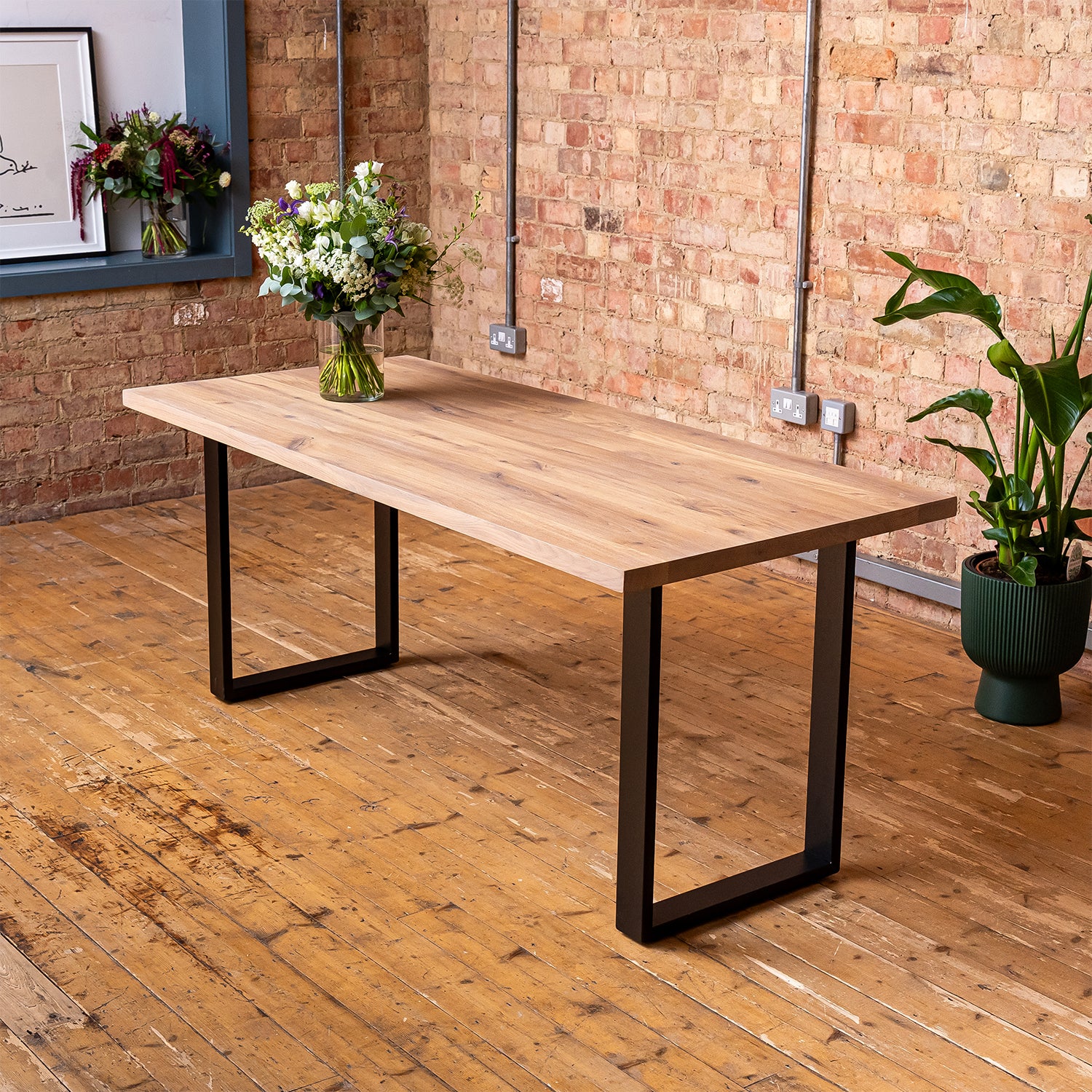 Oak Wood Dining Table