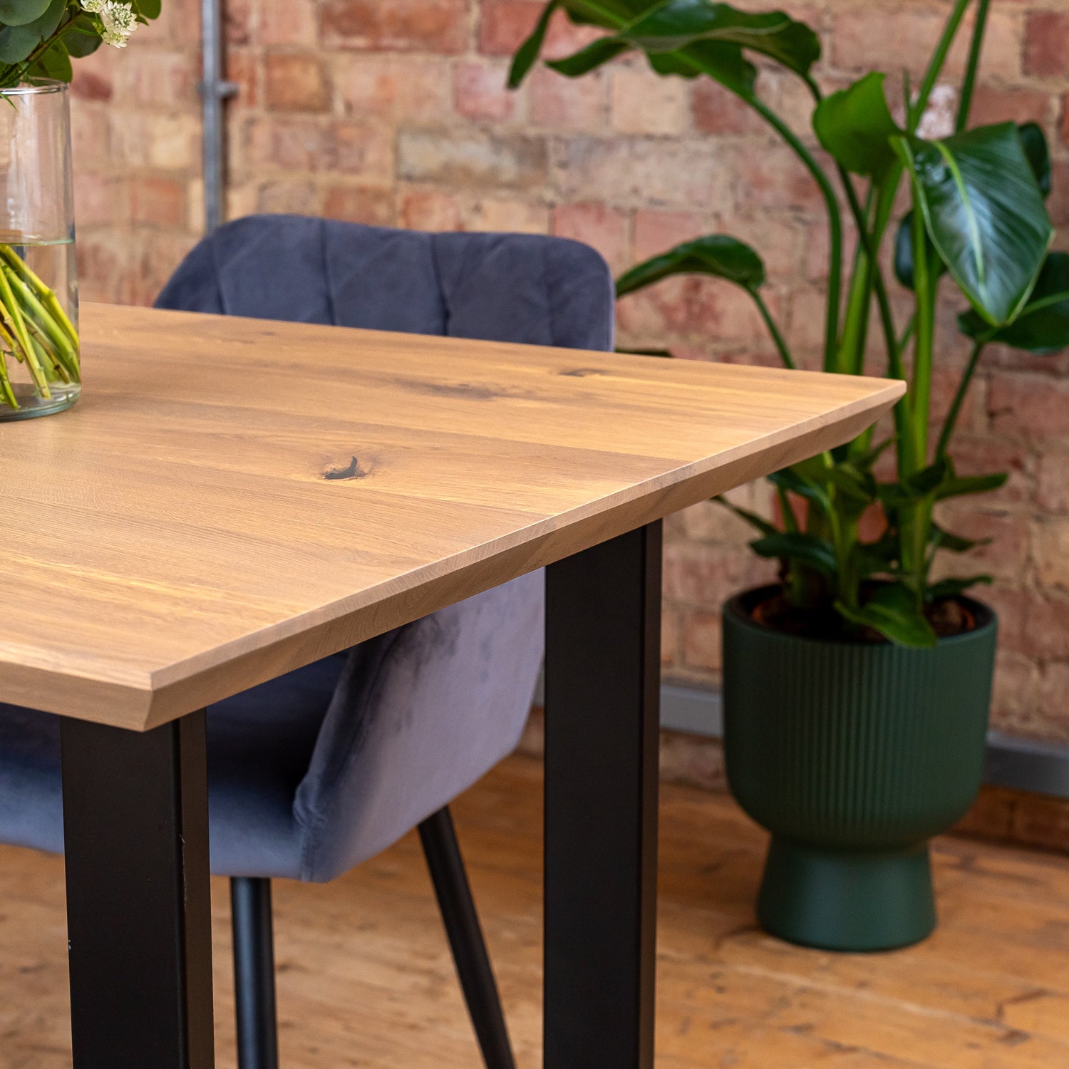 Oak Wood Dining Table