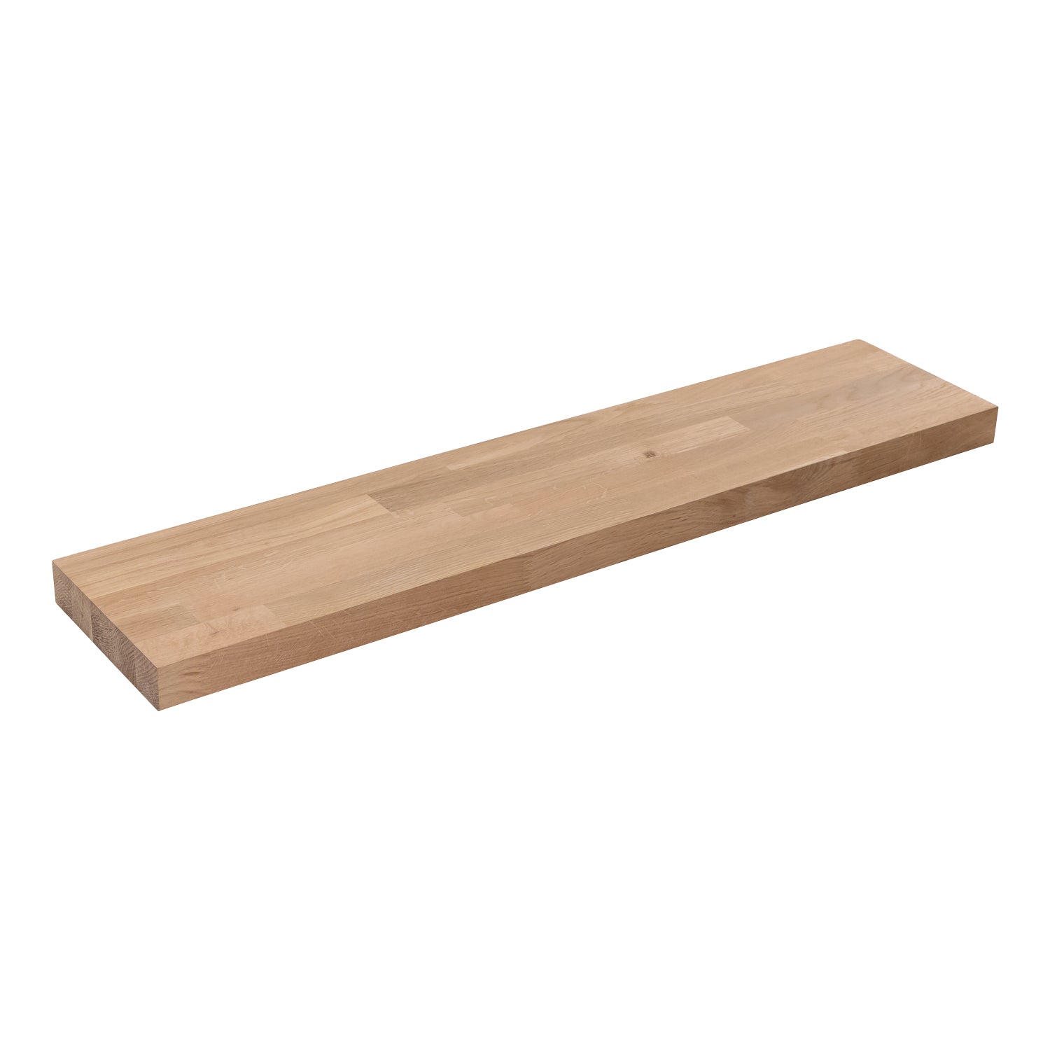 Solid Oak Wall Shelf - 40mm Thick