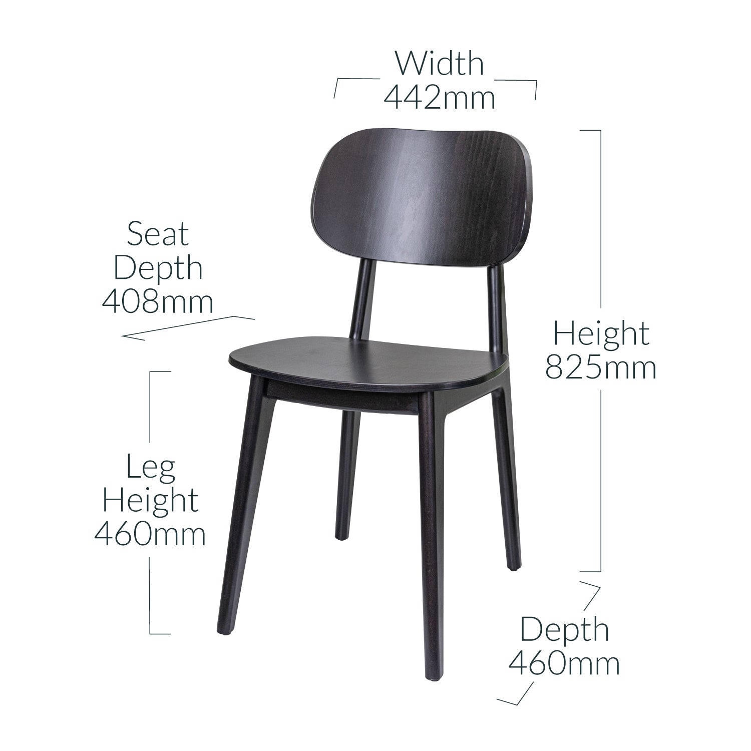 Black Bistro Chair