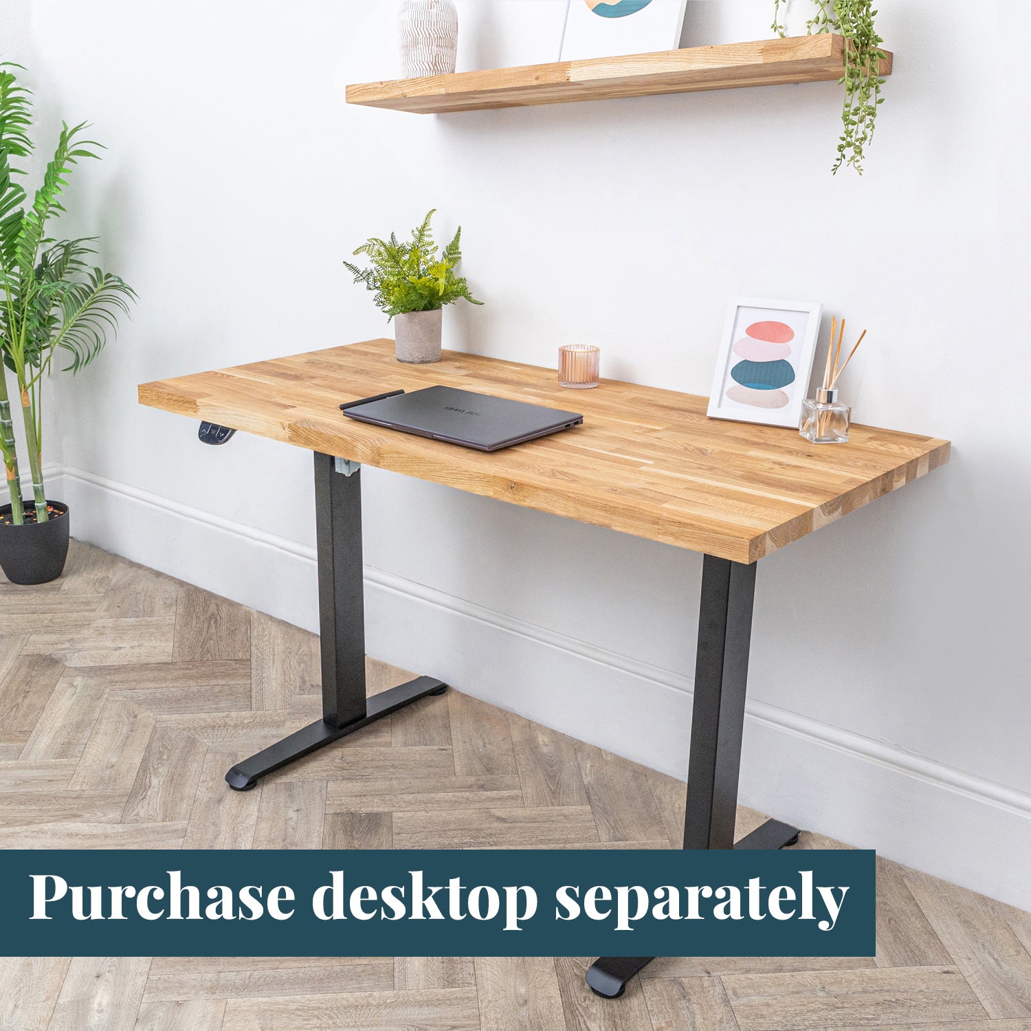 Standing desk outlet wood top