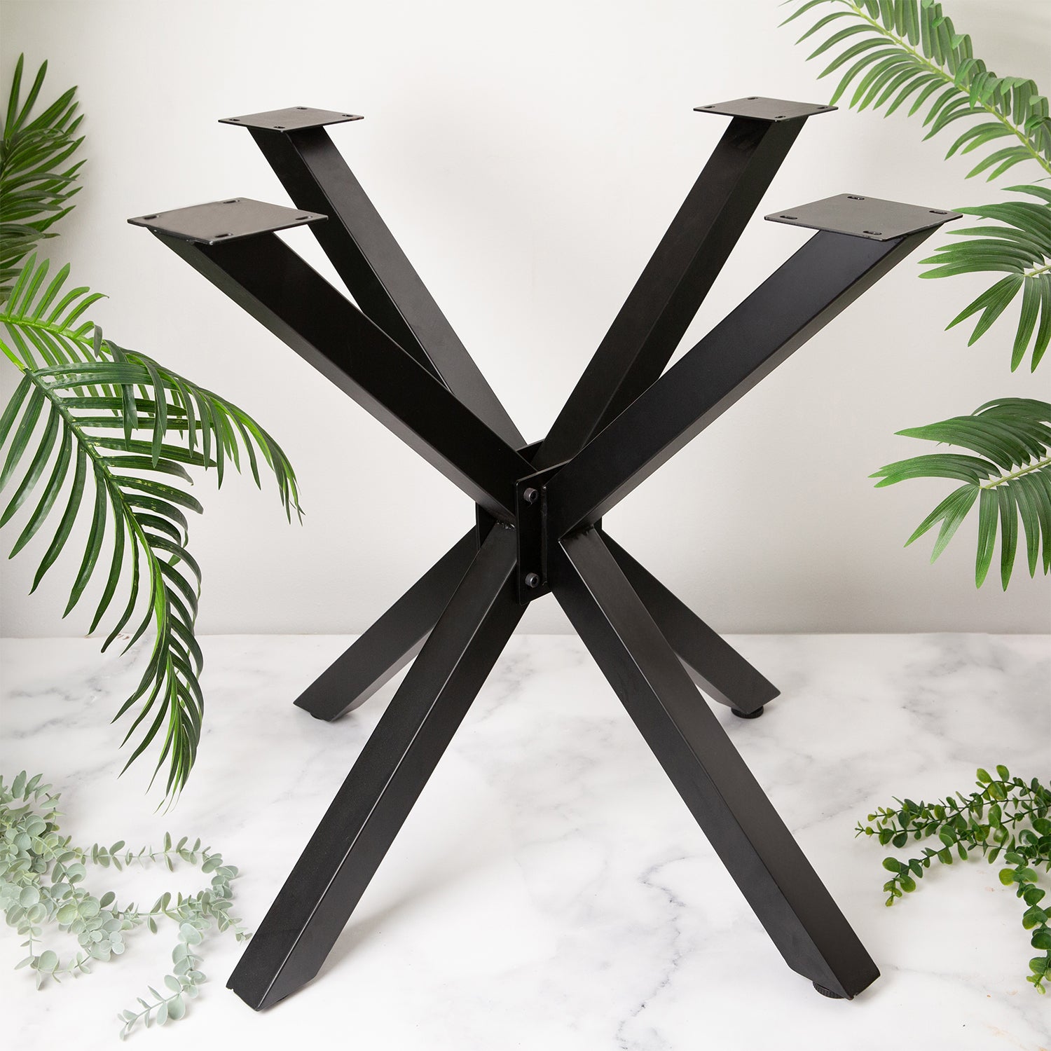 Black Spider-Style Central Table Base 710 x 800 mm