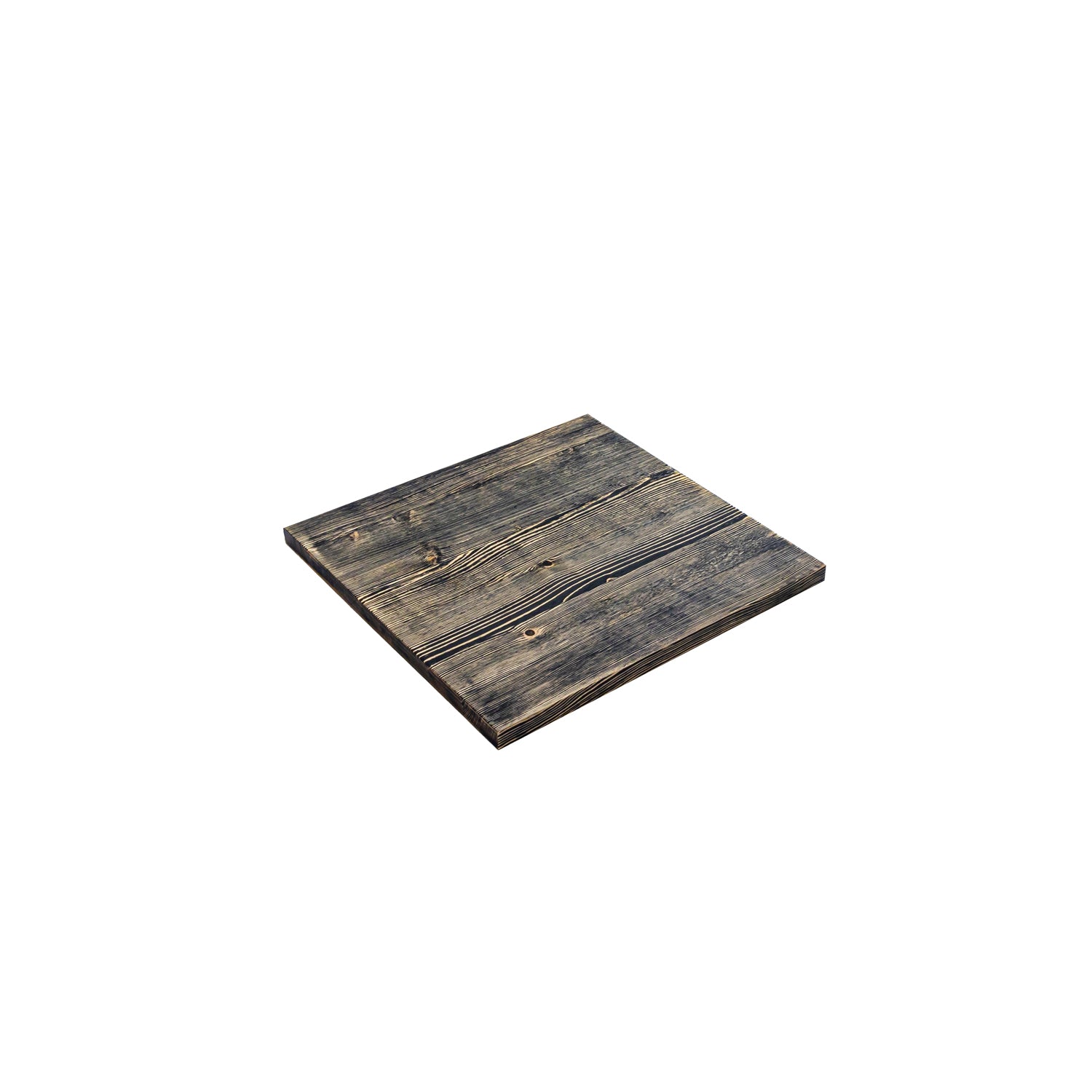 Dark Wood Bistro Tabletop - Solid Pine
