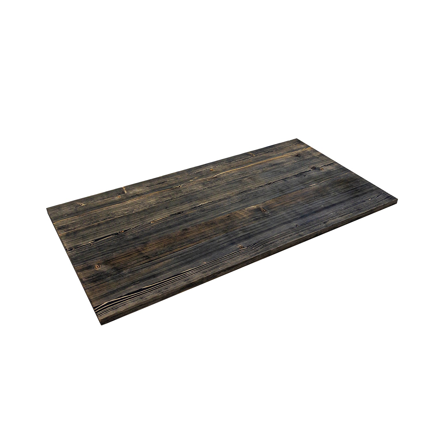 Dark Wood Desktop - Solid Pine