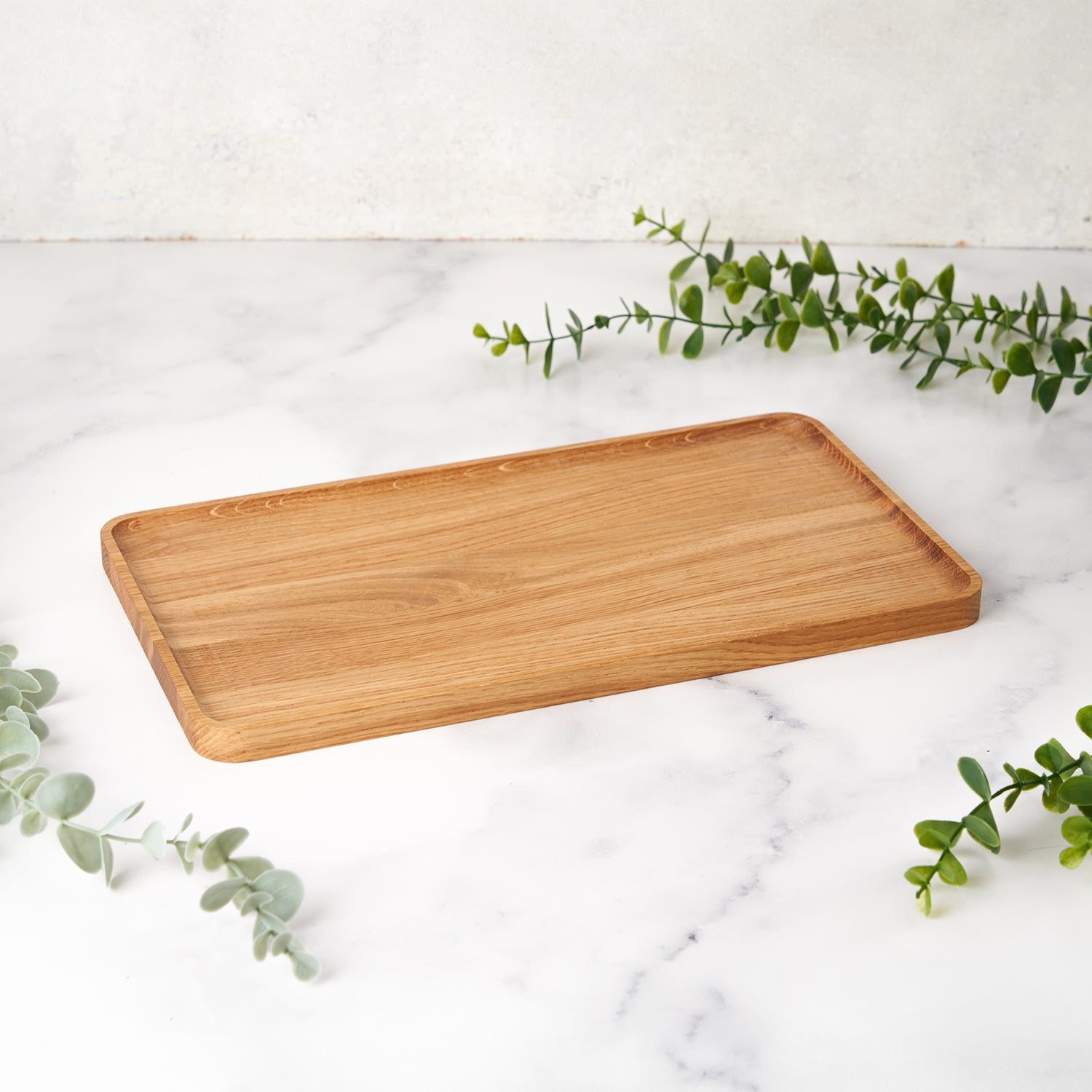 Oak Desk Organiser Tray - Large