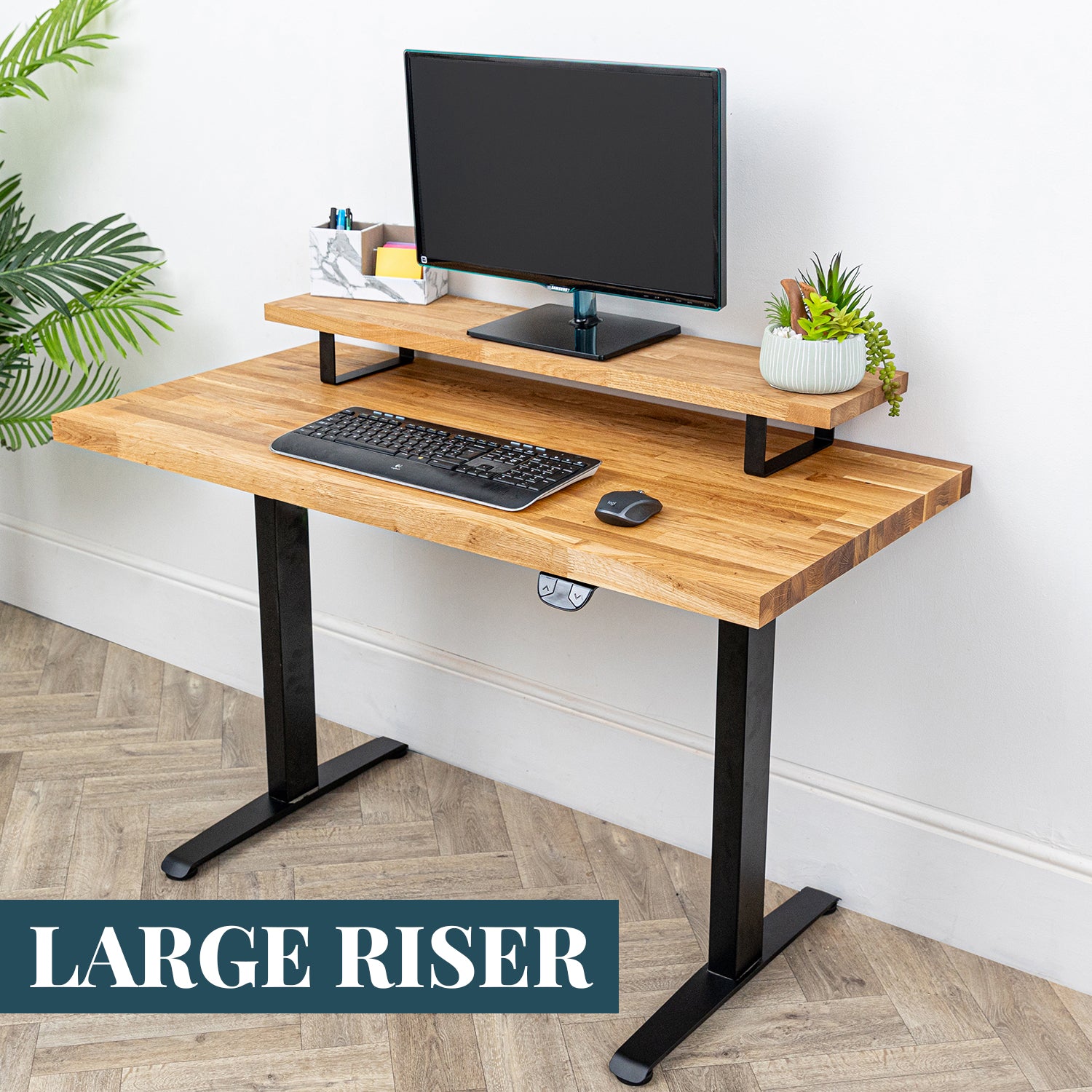 Standing store desk monitor