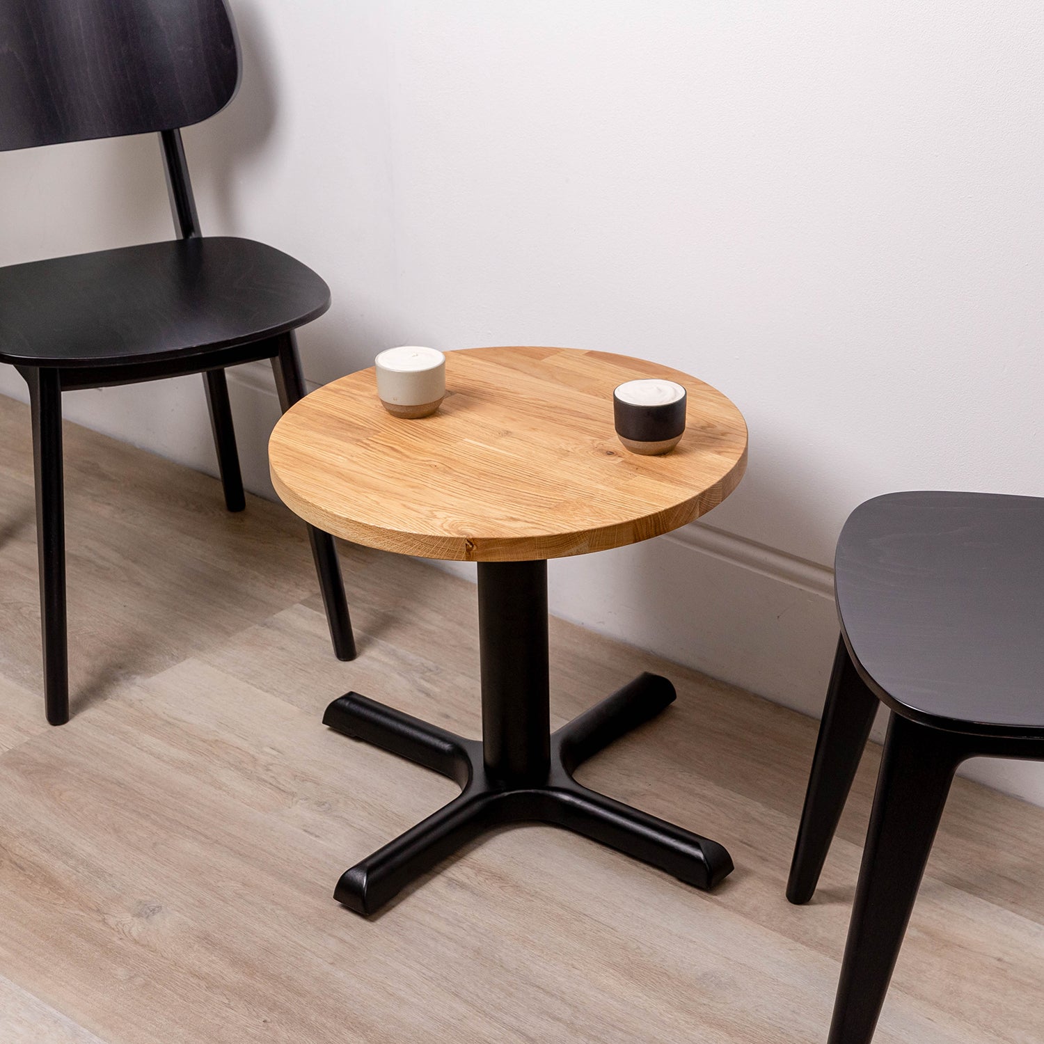 Oak Solid Wood Round Coffee Table