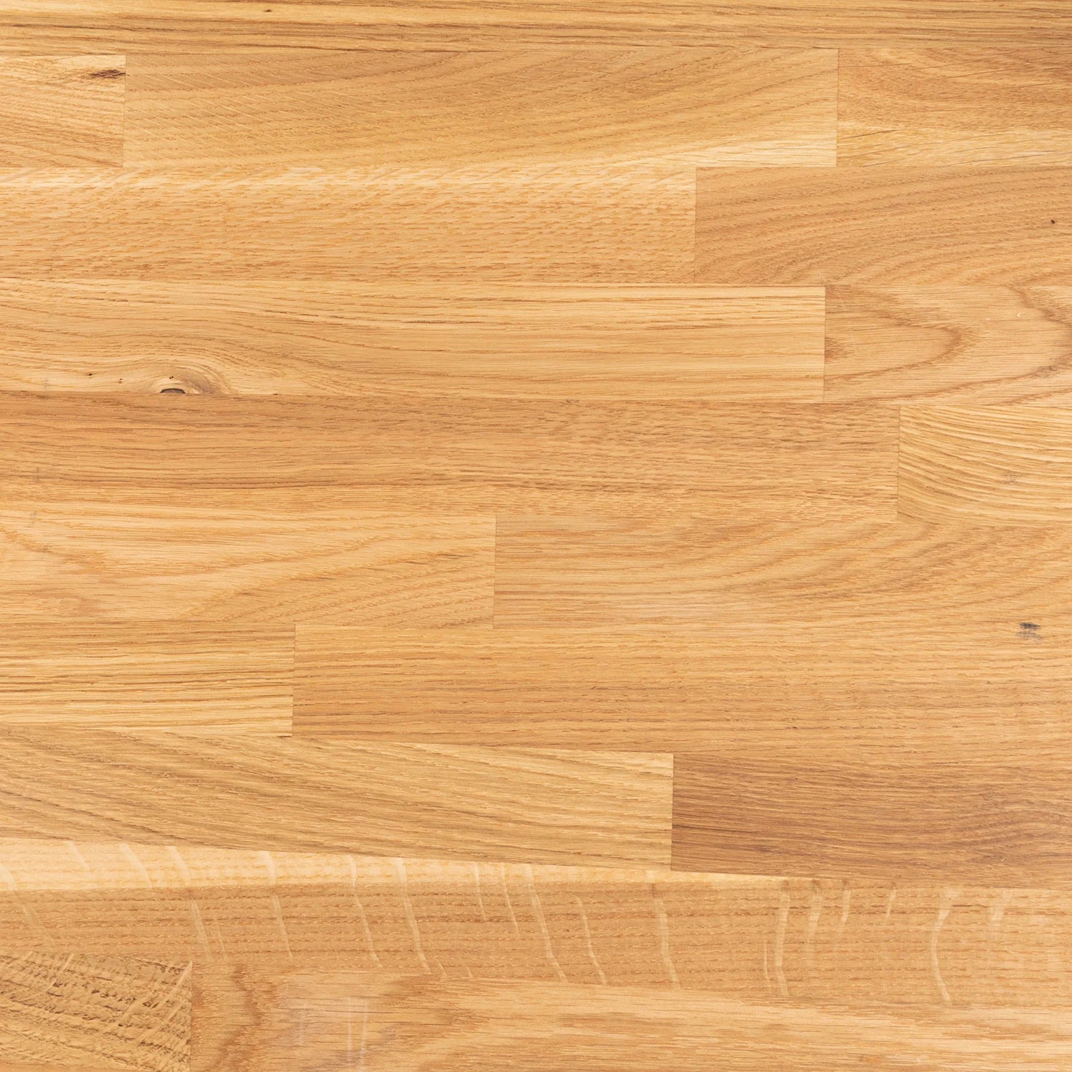 Oak Solid Wood Table With Wooden Square Legs