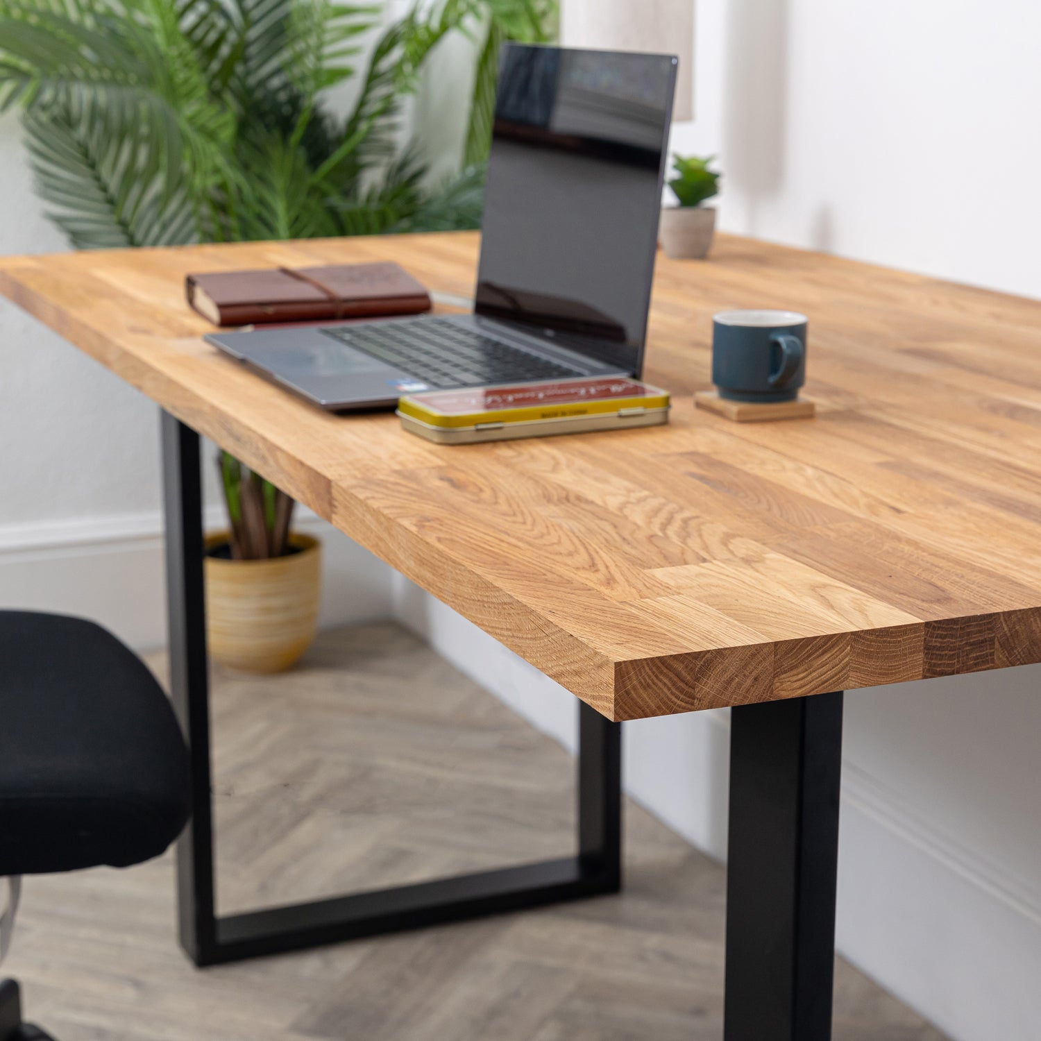 Oak Wooden Desk - 27mm thick desktop