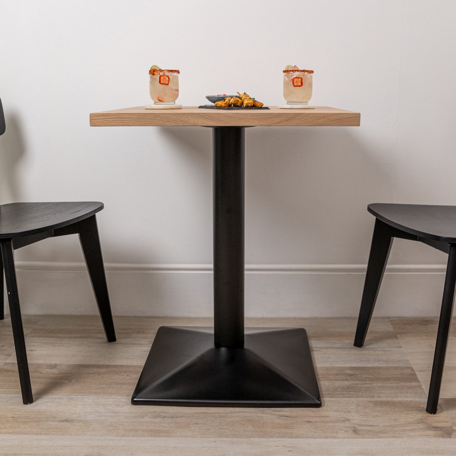 Premium Solid Oak Bistro Tabletop - White Oak