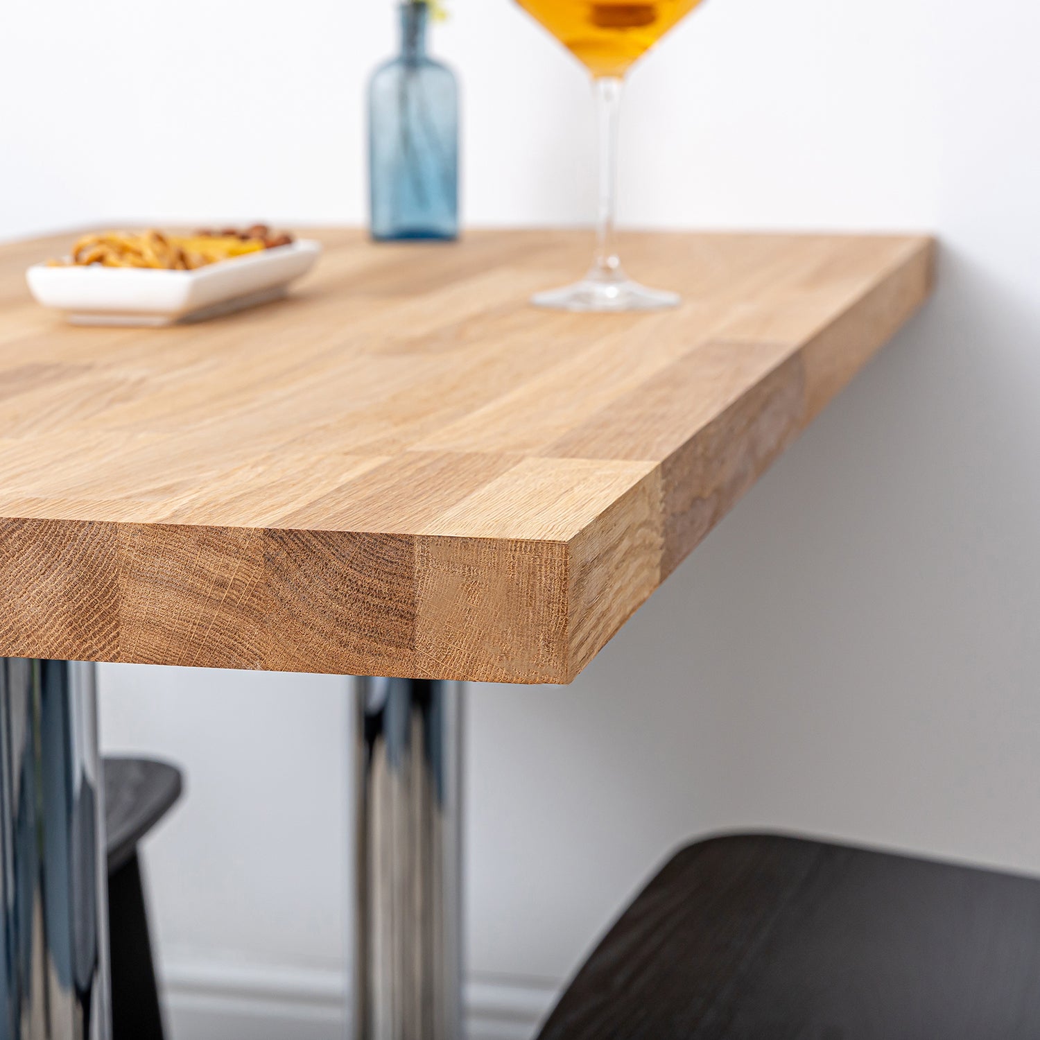 Oak worktop deals table