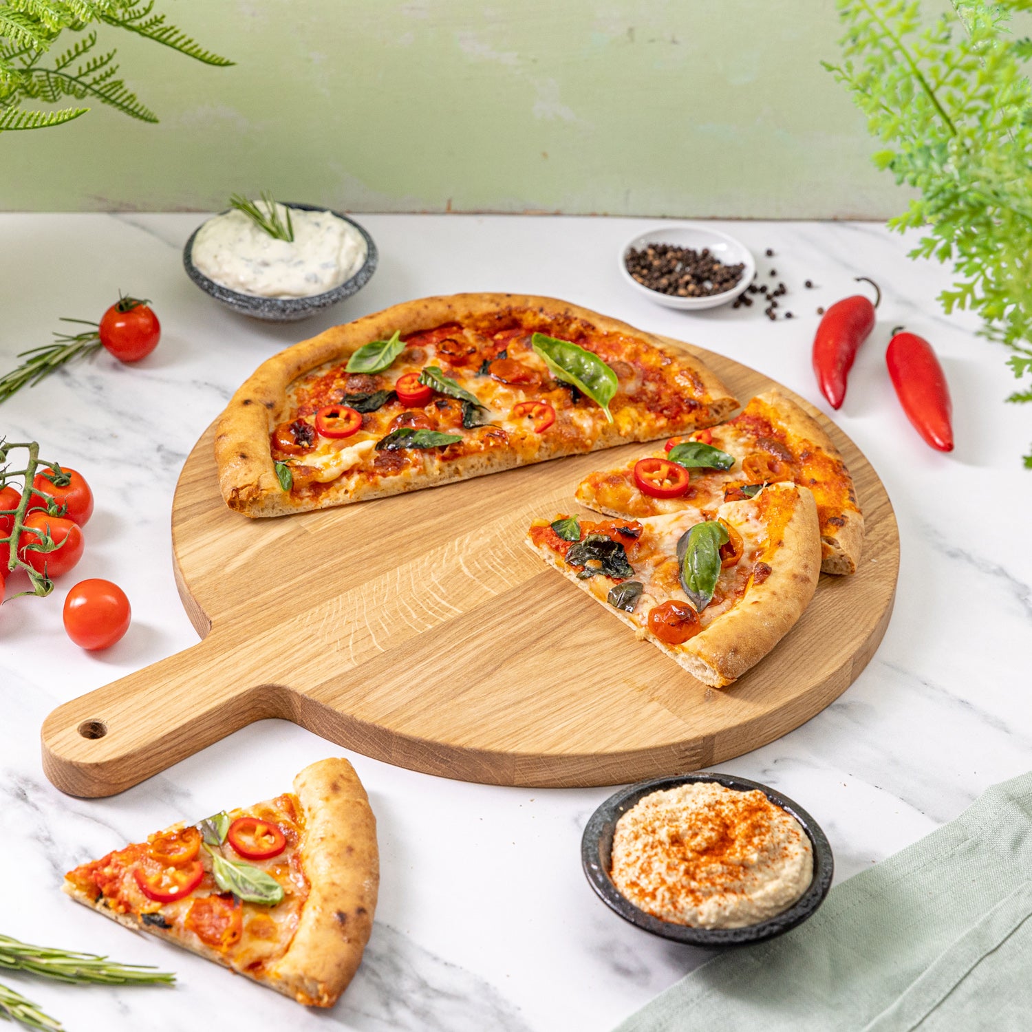 Round Wood Pizza Board