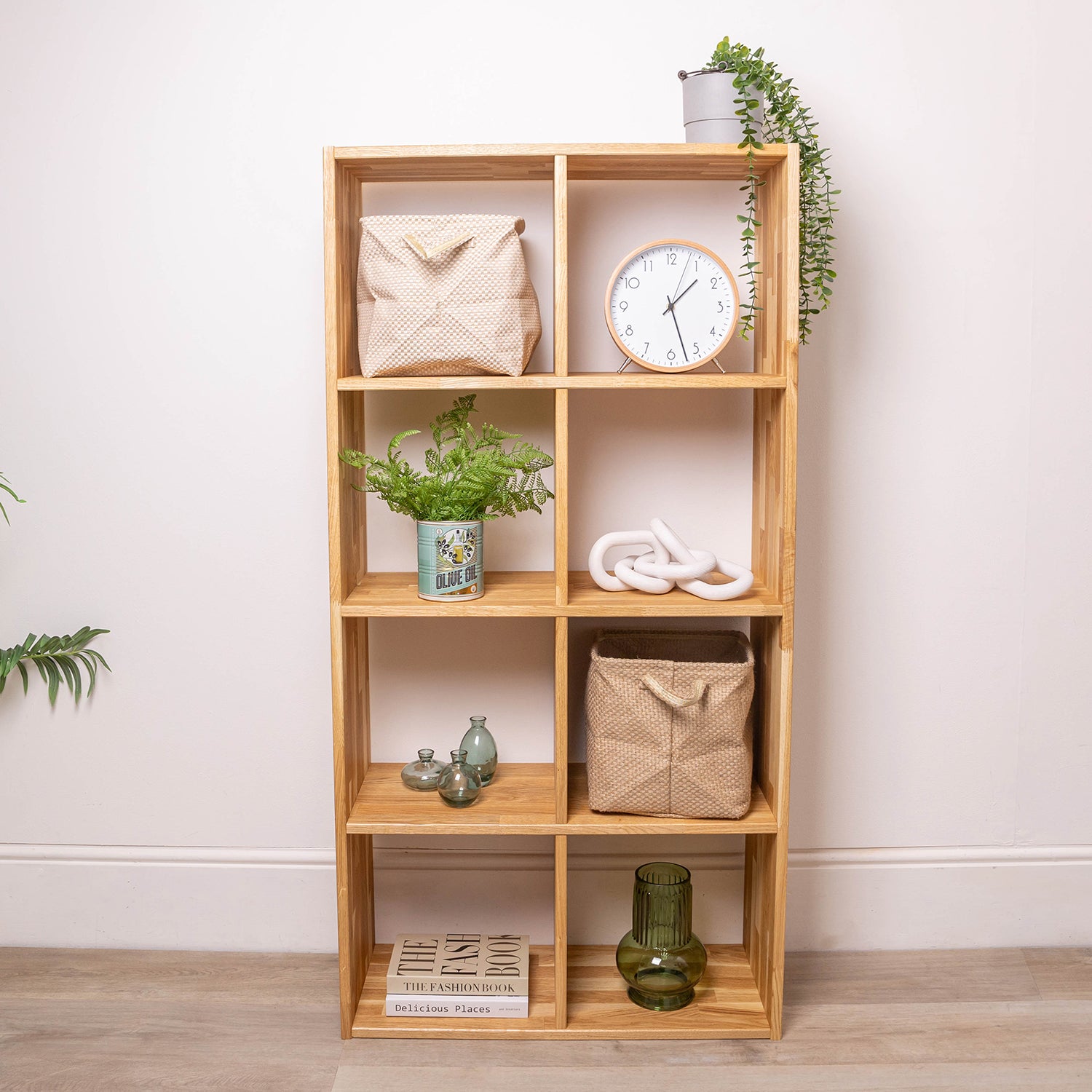 Solid Oak Cube Storage Unit