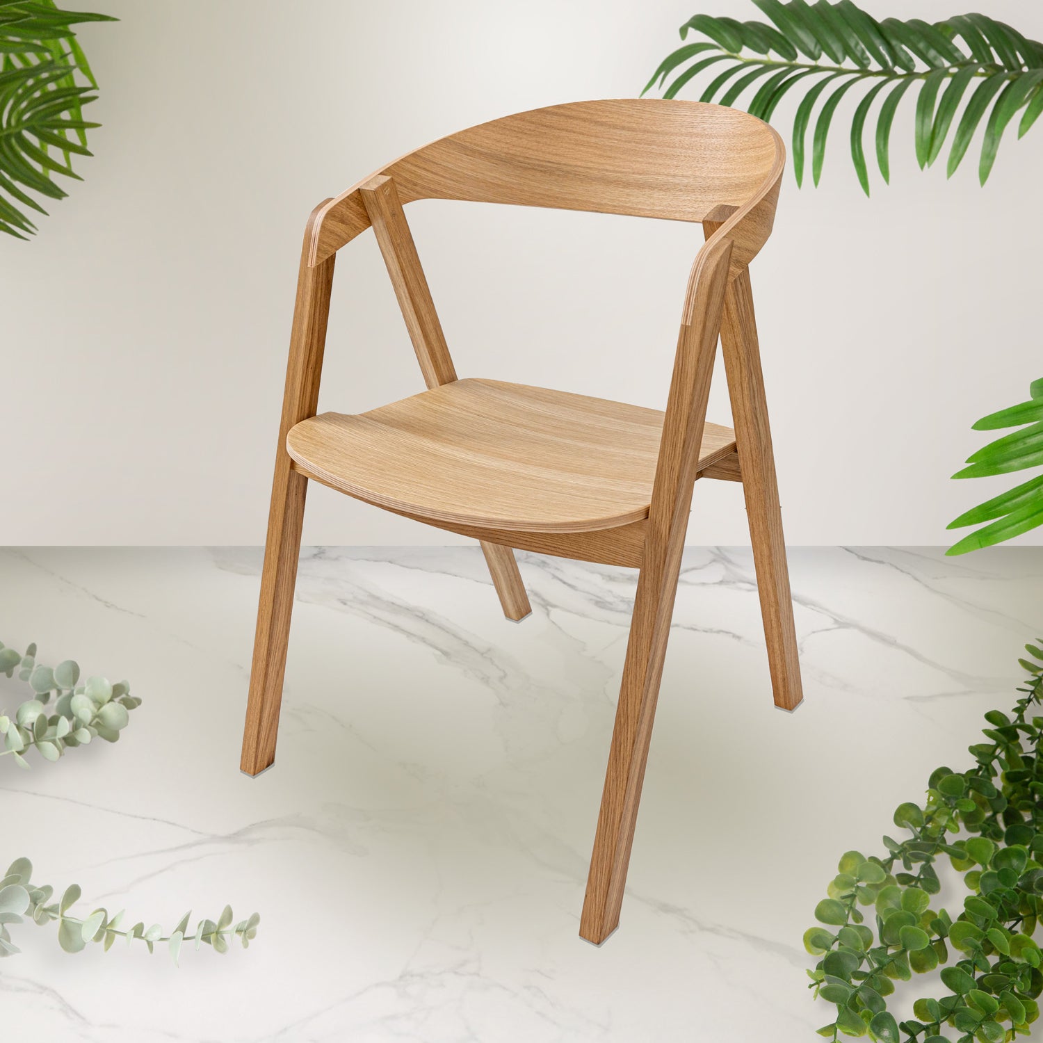 Solid Oak Dining Chair