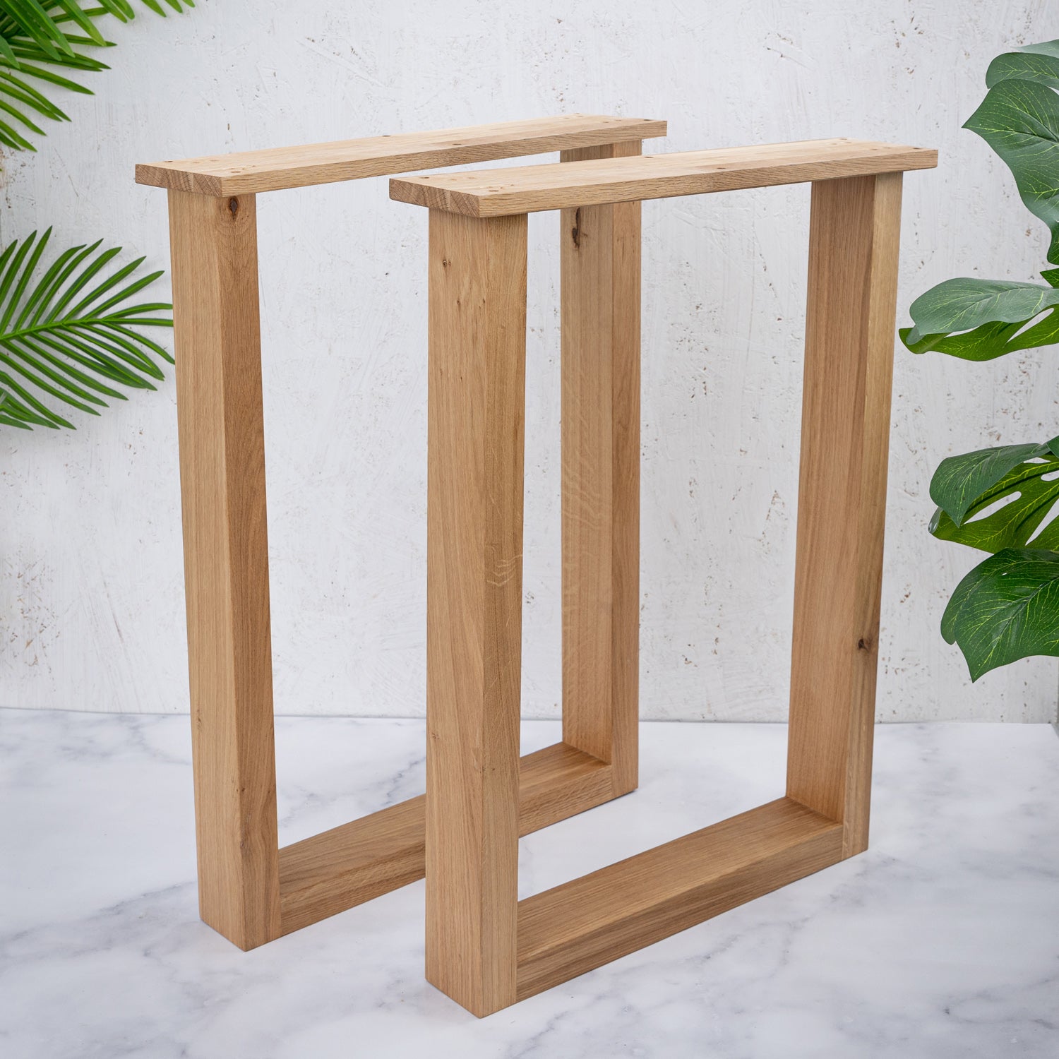 Wooden pedestal on sale table legs