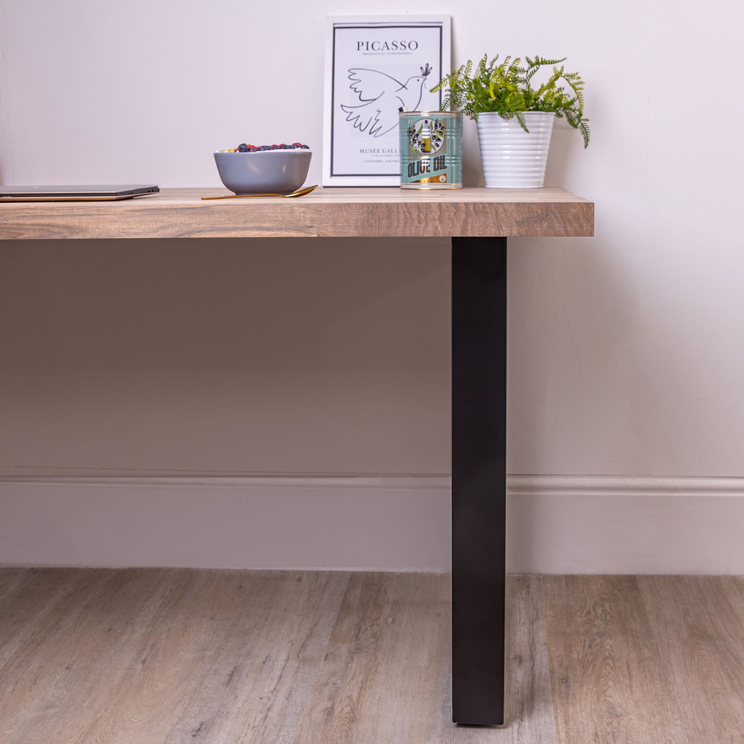 Walnut Wooden Desk Sanded