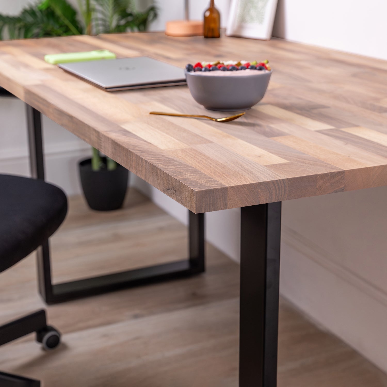 Walnut Wooden Desk Sanded