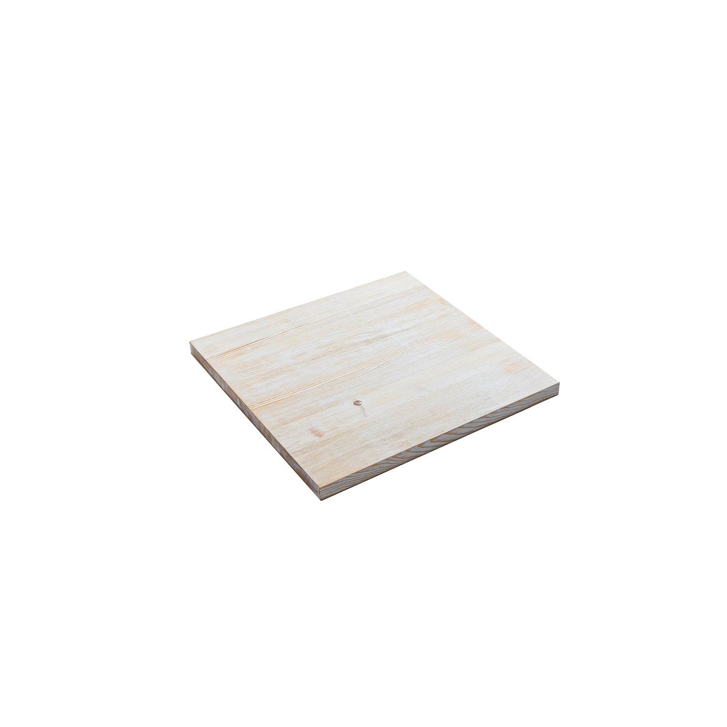 White Wood Bistro Tabletop - Solid Pine