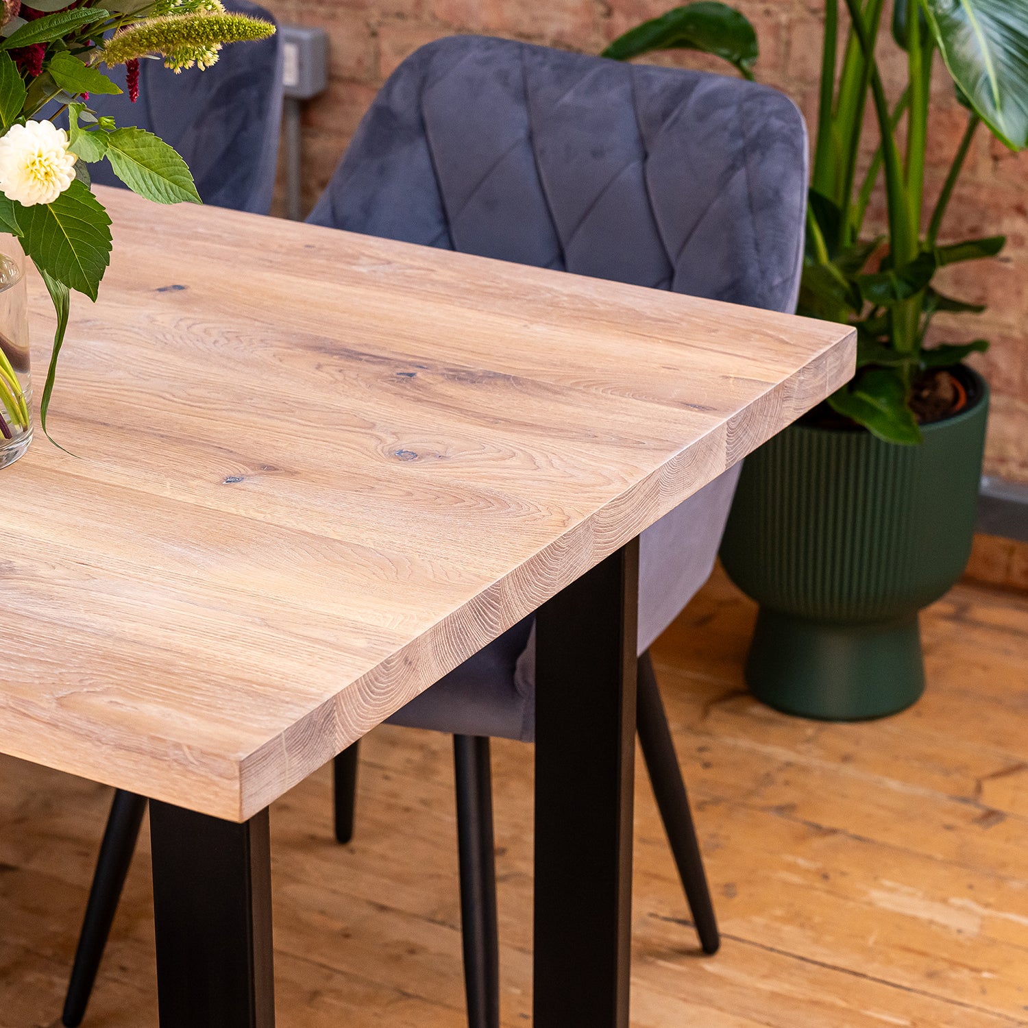 White Wood Dining Table