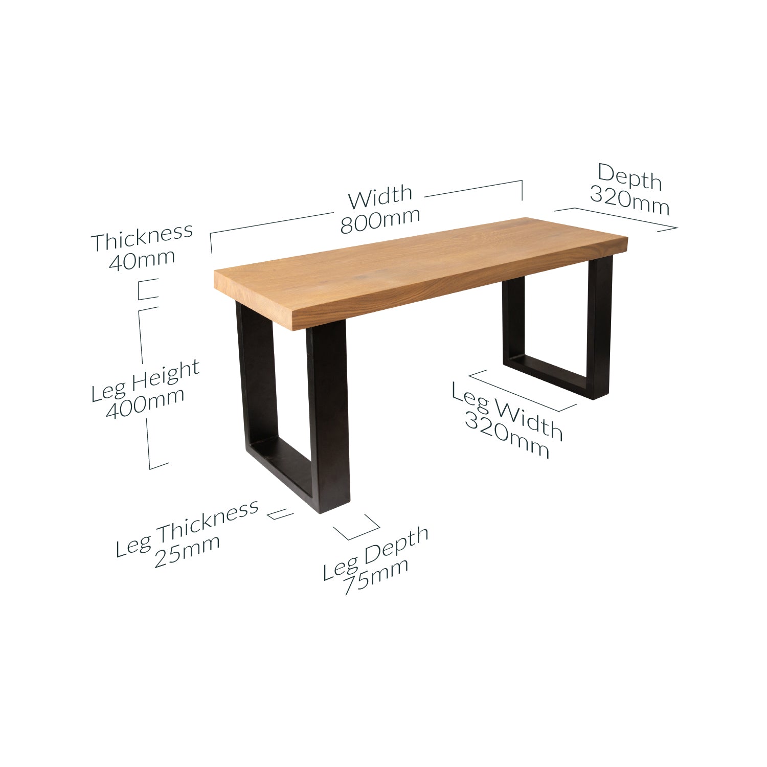 Wood Dining Bench