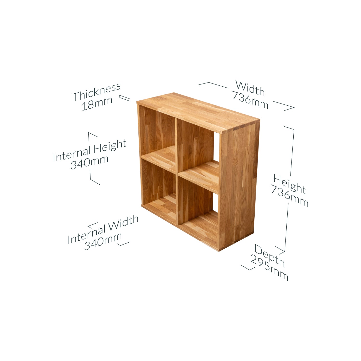 Wood Shelving Unit