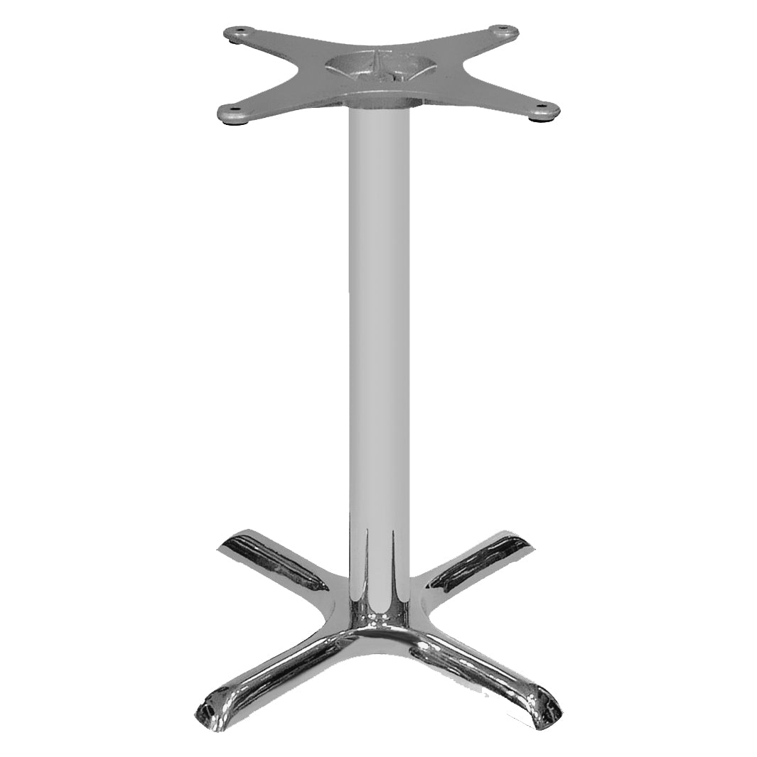 chrome 4 leg table base