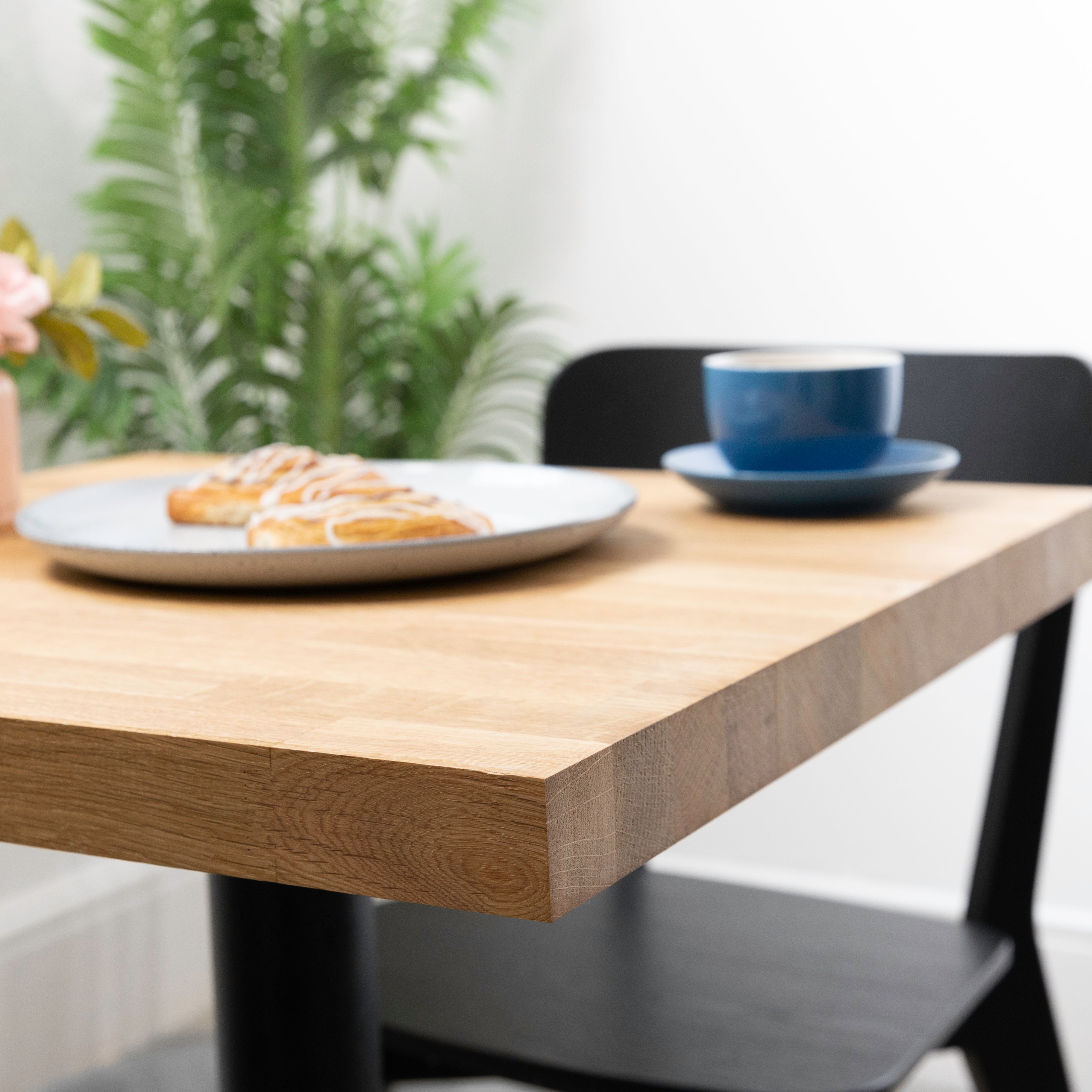 Solid Prime Oak Cafe Table top